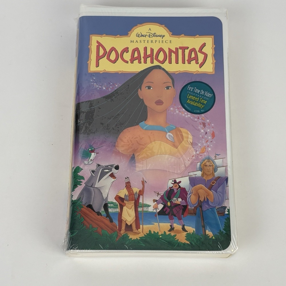 Pocahontas (VHS, 1996) Walt Disney Masterpiece New Sealed